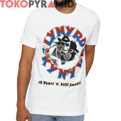 10 Years N Still Smokin Lynyrd Skynyrd Shirt 1988 Farewell Tribute Tour
