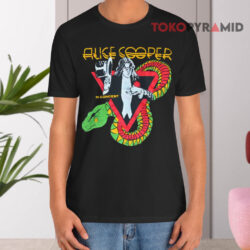 1970s Alice Cooper Vintage Tour Band Black T shirt