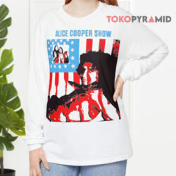 1970s Vintage Alice Cooper Show Poster Long sleeved