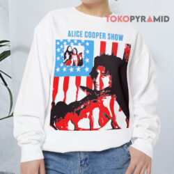 1970s Vintage Alice Cooper Show Poster Sweatshirt