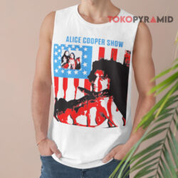 1970s Vintage Alice Cooper Show Poster Tank Top