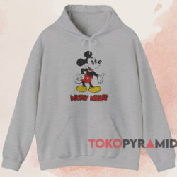 1970s Walt Disney World Mickey Mouse T-shirt 2 1970s Walt Disney World Mickey Mouse T shirt Grey Hoodie