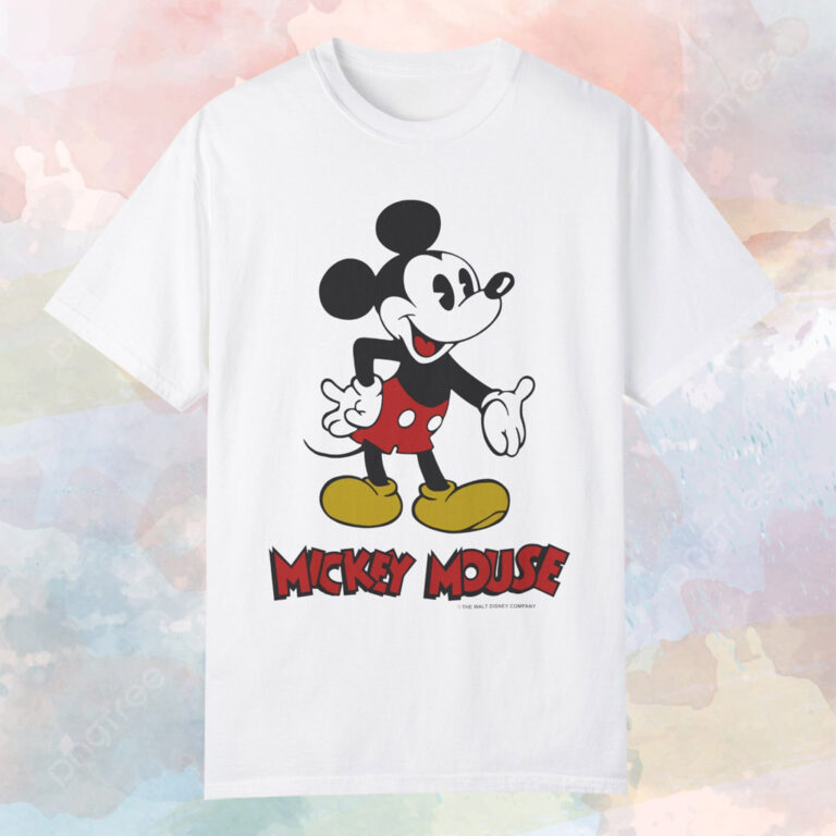 トップス 70s Mickey Mouse soaked print T-shirt S9929b97ae66b4fa991f5e169808d2