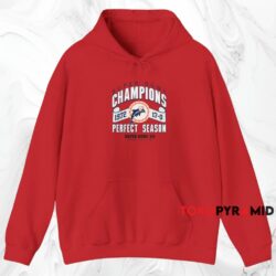 1972 Miami Dolphins Super Bowl Champions Perfect Season Shirt Red Hoodie