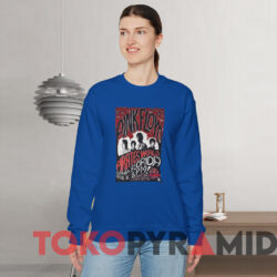 1972 Pink Floyd Pirates World Dania Florida Shirt Blue Sweatshirt