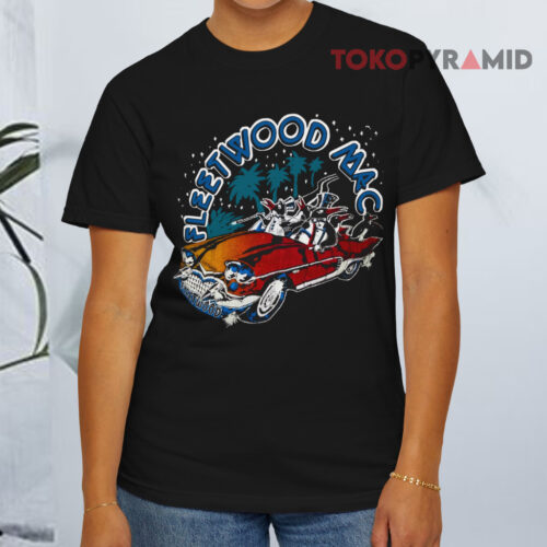 1978 Fleetwood Mac Vintage Tour Black T shirt