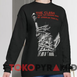 1979 The Clash Give Em Enough Rope Tour T-shirt 3 1979 The Clash Give Em Enough Rope Tour T shirt Black Sweatshirt