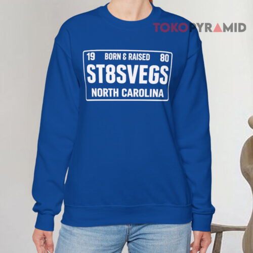 1980 Born & Raised St8svegs North Carolina Sweatshirt