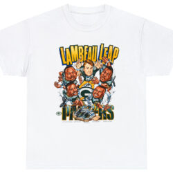 1980 Green Bay Packers Lambeau Leap Caricature T-shirt 5 1980 Green Bay Packers Lambeau Leap Caricature T shirt