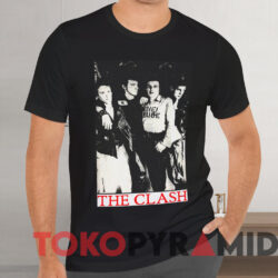 1980 The Clash Band T shirt Black T shirt