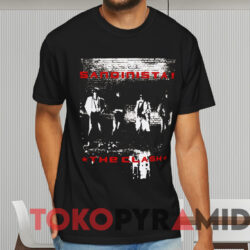 1980 The Clash Sandinista Tour T shirt Black T shirt