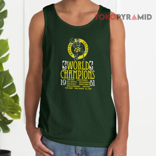 1981 Boston Celtics World Champions Tank Top