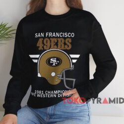 1981 San Francisco 49ers NFC Champions T-shirt 4 1981 San Francisco 49ers Nfc Champions T shirt Black Sweatshirt