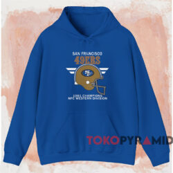 1981 San Francisco 49ers NFC Champions T-shirt 2 1981 San Francisco 49ers Nfc Champions T shirt Blue Hoodie