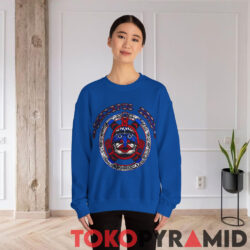 1982 Grateful Dead Artwork David Lundquist Eagle Eye Women Royal Sweatshirt