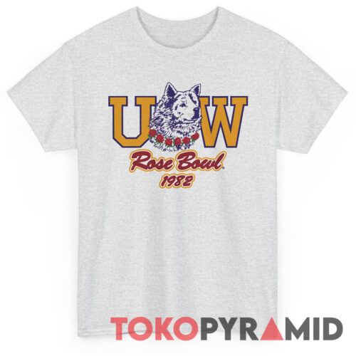 1982 UW Washington Huskies Rose Bowl Shirt 1982 UW Washington Huskies Rose Bowl Shirt