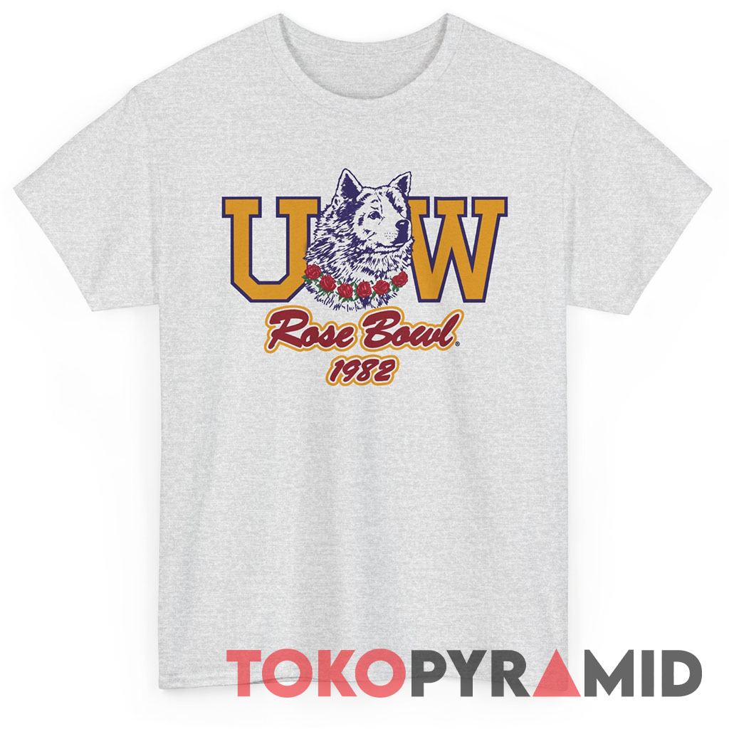 1982 UW Washington Huskies Rose Bowl Shirt 1982 UW Washington Huskies Rose Bowl Shirt