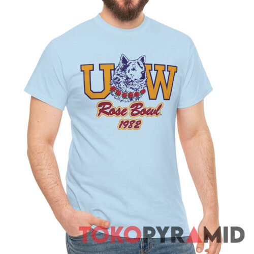 1982 UW Washington Huskies Rose Bowl Tee 1982 UW Washington Huskies Rose Bowl Tee