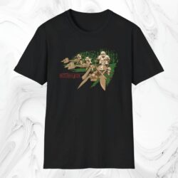 1983 Star Wars Return Of The Jedi Shirt Black T shirt