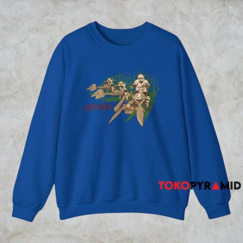 1983 Star Wars Return Of The Jedi Shirt Blue Sweatshirt 1983 Star Wars Return Of The Jedi Shirt Blue Sweatshirt