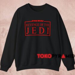 1983 Star Wars Revenge Of The Jedi Shirt Black Sweatshirt