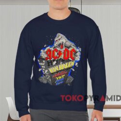 1984 Acdc Monsters Of Rock T shirt Navy Sweatshirt