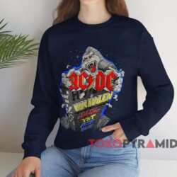 1984 Acdc Monsters Of Rock T shirt Navy Sweatshirt