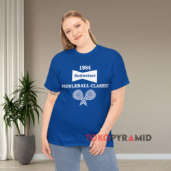 1984 Budweiser Paddleball Classic Shirt 3 1984 Budweiser Paddleball Classic Blue T shirt
