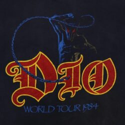 1984 Dio World Tour Shirt Back