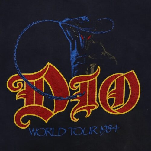 1984 Dio World Tour Shirt Back 1984 Dio World Tour Shirt Back