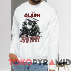 1984 The Clash Out Of Control T-shirt 2 1984 The Clash Out Of Control T shirt White Sweatshirt