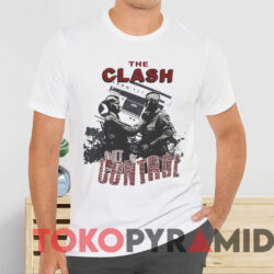 1984 The Clash Out Of Control T shirt White T shirt