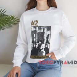 1984 U2 The Unforgettable Fire Tour T shirt White Sweatshrit