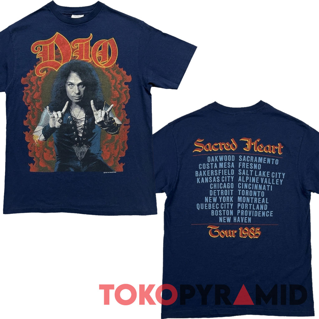 1985 Dio Sacred Heart Tour Shirt 1985 Dio Sacred Heart Tour Shirt