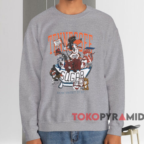 1985 Sugar Bowl Tennessee Volunteers Shirt Grey Sweatshirt 1985 Sugar Bowl Tennessee Volunteers Shirt Grey Sweatshirt