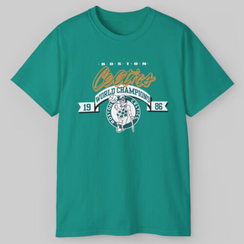 1986 Boston Celtics World Champions T shirt