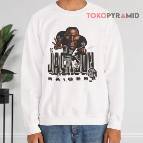 1987 Bo Jackson Raiders Caricature Sweatshirt