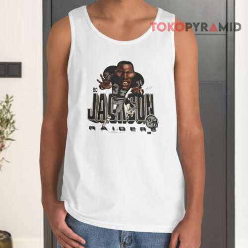 1987 Bo Jackson Raiders Caricature Tank Top