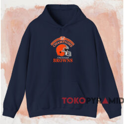 1987 Cleveland Browns Afc Central Division Champions Shirt Navy Hoodie