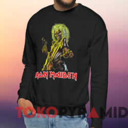 1987 Iron Maiden Killers World Tour T shirt Black Sweatshirt