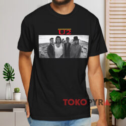 1987 U2 The Joshua Tree Tour T shirt Black T shirt