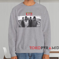 1987 U2 The Joshua Tree Tour T-shirt 3 1987 U2 The Joshua Tree Tour T shirt Grey Sweatshirt