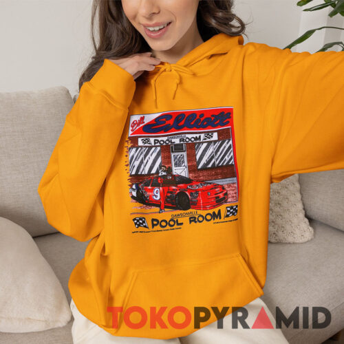 1988 Bill Elliott Dawsonville Pool Room Hoodie