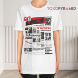 1988 Guns N' Roses Lies Vintage White T shirt