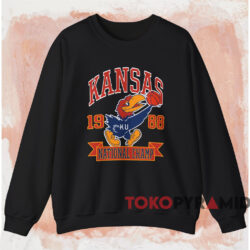 1988 Kansas Jayhawks National Champions Shirt 4 1988 Kansas Jayhawks National Champions Shirt Black Sweatshirt