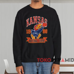 1988 Kansas Jayhawks National Champions Shirt 3 1988 Kansas Jayhawks National Champions Shirt Black Sweatshirt