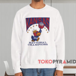 1988 Kansas Jayhawks National Champions Shirt 3 1988 Kansas Jayhawks National Champions Shirt White Sweatshirt