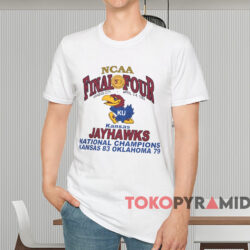 1988 Kansas Jayhawks Ncaa Final Four Shirt White T shirt