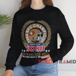 1988 NFC Champions San Francisco 49ers T-shirt 3 1988 Nfc Champions San Francisco 49ers T shirt Black Sweatshirt