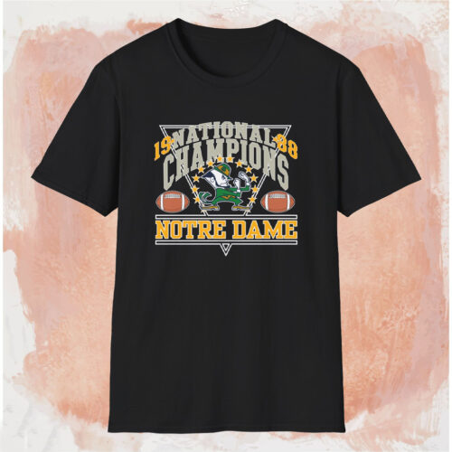 1988 Notre Dame National Champions Shirt Black T shirt 1988 Notre Dame National Champions Shirt Black T shirt
